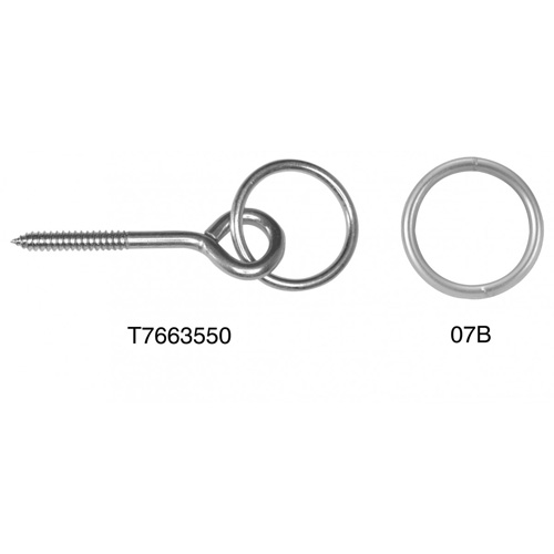 Campbell&reg; Welded Ring, 1-1/4", Nickel-Plated Meunier Outillage Industriel