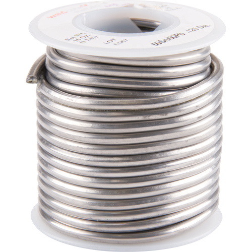 Common Solder, Lead-Based, 50% Tin 50% Lead, Acid Core, 0.125" Dia. Meunier Outillage Industriel