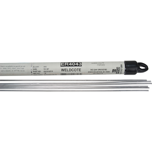 Baguettes pour soudage TIG en longueurs de 36", 1/8", Aluminium Meunier Outillage Industriel