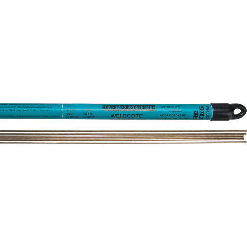 Baguettes pour soudage TIG en longueurs de 36", 1/16", Bronze nu pour soudo-brasage Meunier Outillage Industriel