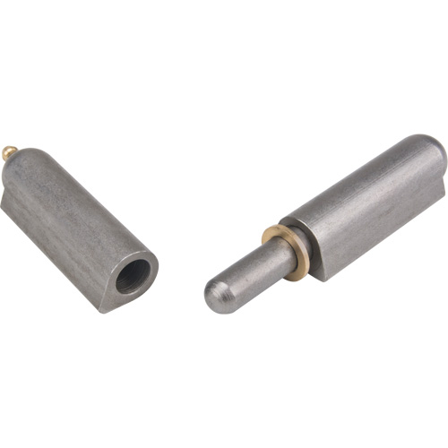 Charni&egrave;re &agrave; souder, 0,787" dia. x 5,906" lo, Acier doux a/goupille fixe en acier Meunier Outillage Industriel