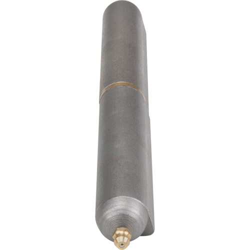 Weld-On Hinge, 0.906" Dia. x 7.874" L, Mild Steel w/Fixed Steel Pin Meunier Outillage Industriel