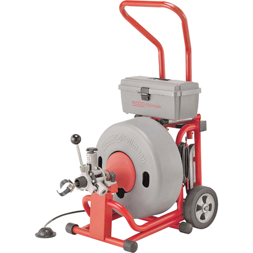 Machine &agrave; tambour no K-6200 avec c&acirc;ble no C-24-IW, &eacute;lectrique, 5/8" x 100' Meunier Outillage Industriel