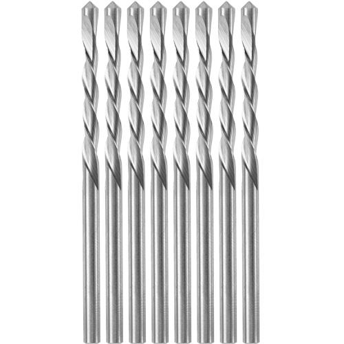 8-Piece Guidepoint Spiral Saw Bit with 1/8" Diameter, 1/8", 3/4" Flute Meunier Outillage Industriel