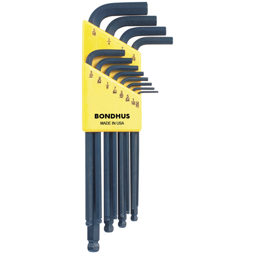 Balldrive L-Style Hex Key Set, 12 Pcs. Meunier Outillage Industriel