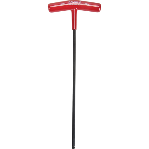 Individual Hex Keys - Metric, Ball End, 4 mm x 8.7" L, T Handle Meunier Outillage Industriel