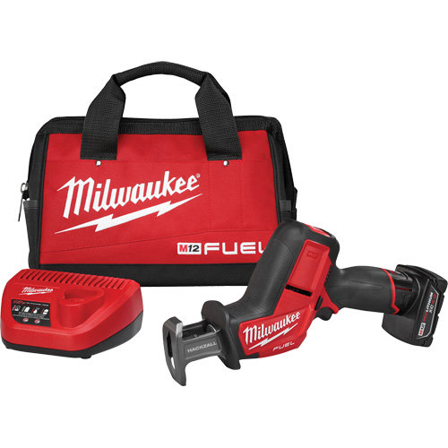 M12 Fuel Hackzall&reg; Reciprocating Saw Kit, 12 V, Lithium-Ion Battery, 0 - 3000 SPM Meunier Outillage Industriel