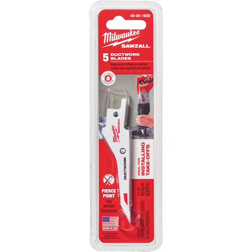 Sawzall&reg; Duct Work Blades Meunier Outillage Industriel