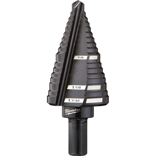 #11 Step Drill Bit, 7/8" - 1-7/32" , High Speed Steel Meunier Outillage Industriel