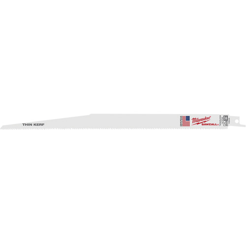 Lame The Torch Sawzall, Bim&eacute;tal, 10 Dents par pouce, 12" lo Meunier Outillage Industriel