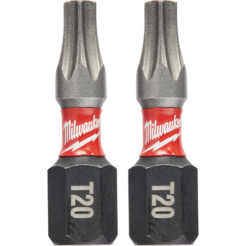 Forets &agrave; chocs Shockwave, Torx, T-20, Prise 1/4" Meunier Outillage Industriel