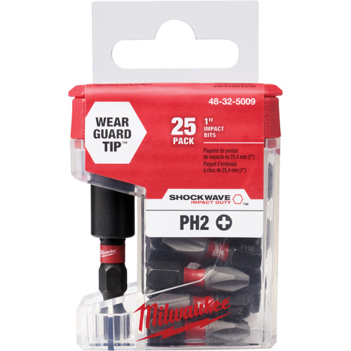 Shockwave Magnetic Bit Tip Holder with Phillips Insert Bits Meunier Outillage Industriel