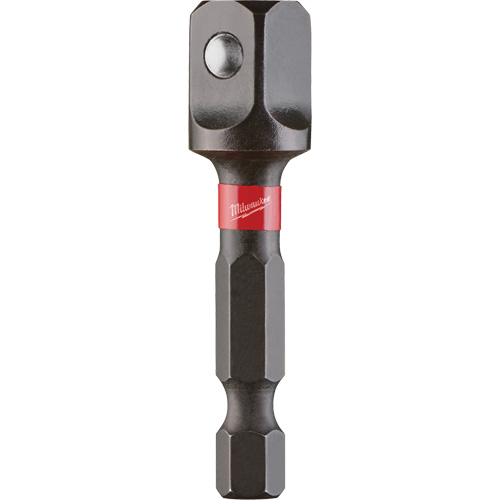 Shockwave Impact Driver Socket Adapter, 1/4" Drive Size, 3/8" Male Size, Ball, 1-7/8" L Meunier Outillage Industriel