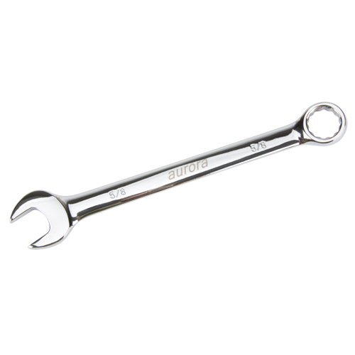 Combination Wrench, 12 Point, 5/8", Chrome Finish Meunier Outillage Industriel