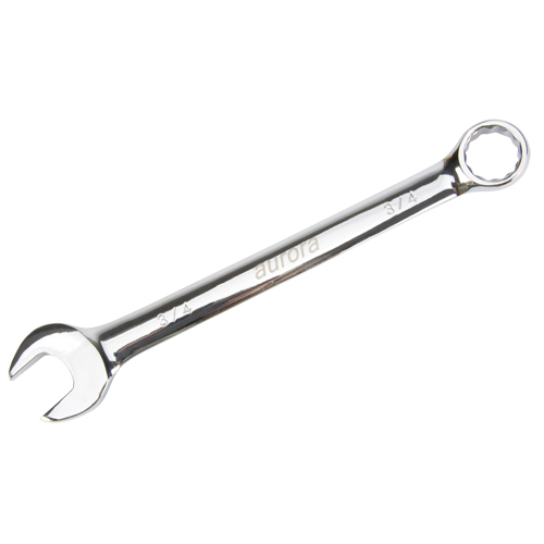 Cl&eacute; mixte, 12 pans, 3/4", Fini Chrome Meunier Outillage Industriel