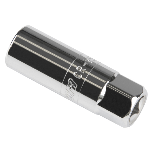 Spark Plug Socket Wrench, 3/8" Drive, 5/8" Socket, 2-9/16" L Meunier Outillage Industriel