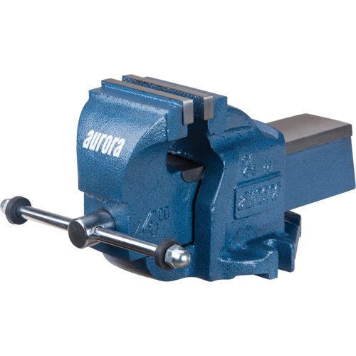 Heavy-Duty Bench Vise, 4" Jaw Width, 2-7/10" Throat Depth Meunier Outillage Industriel