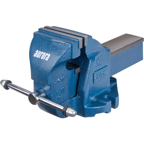 Heavy-Duty Bench Vise, 5" Jaw Width, 3-3/10" Throat Depth Meunier Outillage Industriel