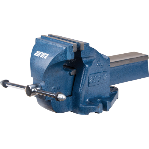 &eacute;tau d'&eacute;tabli robuste, Largeur des m&acirc;choires 6", Profondeur de la gorge 3-1/2" Meunier Outillage Industriel