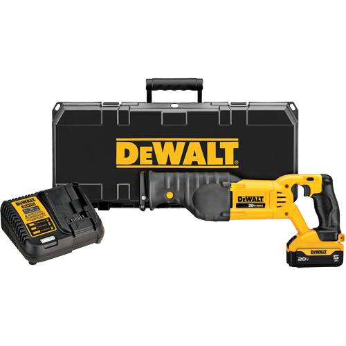 Max Reciprocating Saw Kit, 20 V, Lithium-Ion Battery, 0-3000 SPM Meunier Outillage Industriel