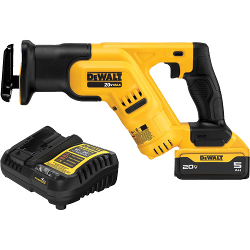 Max Compact Reciprocating Saw Kit, 20 V, Lithium-Ion Battery, 0-2900 SPM Meunier Outillage Industriel