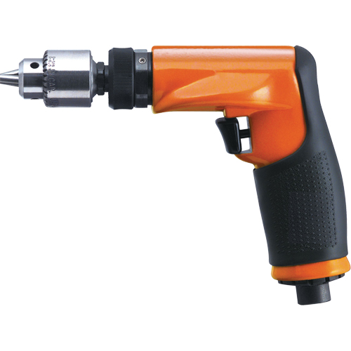 Perceuse non r&eacute;versible de s&eacute;rie 14CF, 38 pi³/min, 1/4", 80 dBA, 3/8" mandrin, Avec cl&eacute; Meunier Outillage Industriel