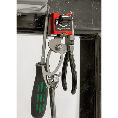 On/Off Magnetic Hanging Hooks, 5-3/4" Length, 1-3/4" Diameter, 35 lbs. Capacity Meunier Outillage Industriel