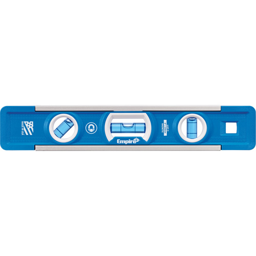Niveau torpille True Blue, 9" lo, Aluminium, 3 fioles, Magn&eacute;tique Meunier Outillage Industriel
