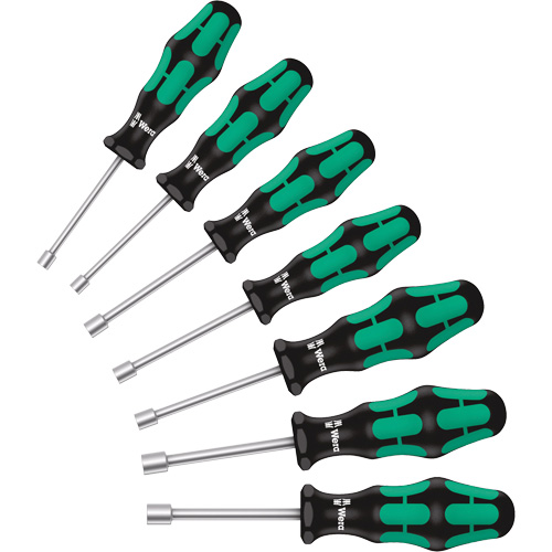 395 Series Nut Driver Set, 7 Pcs., Non Magnetic, Metric Meunier Outillage Industriel