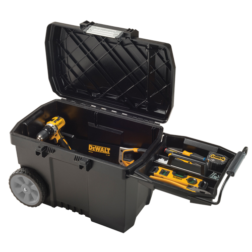 Coffre &agrave; outils pour entrepreneur, 15-19/32" la x 24-13/16" p x 16-1/2" h, Noir Meunier Outillage Industriel