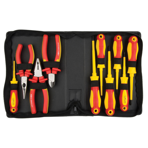 Ensemble d'outils isol&eacute;s, 1000 V, 10 Mcx Meunier Outillage Industriel