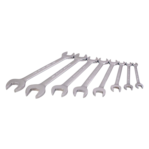 Wrench Set, Open-Ended, 8 Pieces, Metric Meunier Outillage Industriel
