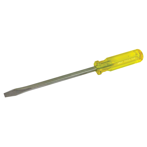 Tournevis fendu, 3/8", 12-1/2" lo, Prise Plastique Meunier Outillage Industriel