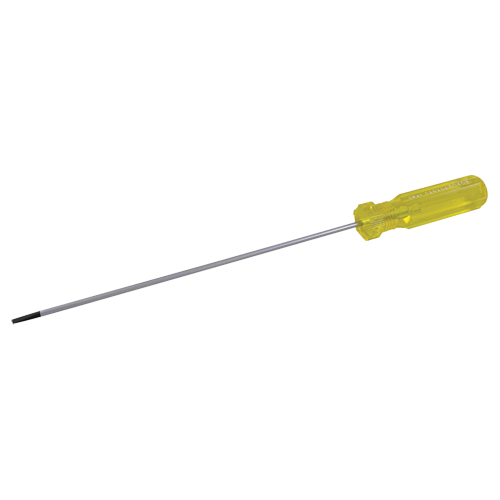 Tournevis &agrave; fente d'&eacute;lectricien, Tige de 1/8", Ronde, 6-1/2" lo, Prise en Plastique Meunier Outillage Industriel