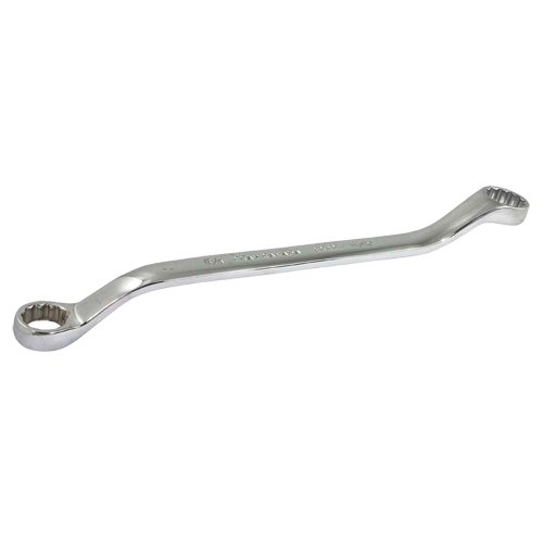 Cl&eacute; polygonale, 12 pans, 5/8" x 11/16", d&eacute;cal&eacute;es de 15°, Fini Chrome Meunier Outillage Industriel
