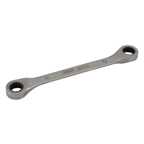 Cl&eacute; &agrave; cliquet polygonale double pour engrenage, 12 pans, 12 mm x 13 mm, Fini Ordinaire Meunier Outillage Industriel
