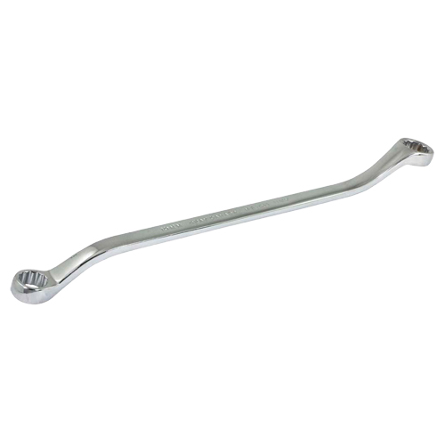 Cl&eacute; polygonale, 12 pans, 10 mm x 11 mm, d&eacute;cal&eacute;es de 15°, Fini Chrome Meunier Outillage Industriel