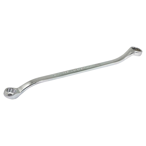 Cl&eacute; polygonale, 12 pans, 12 mm x 13 mm, d&eacute;cal&eacute;es de 15°, Fini Chrome Meunier Outillage Industriel