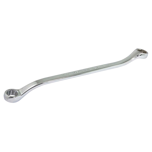 Cl&eacute; polygonale, 12 pans, 14 mm x 15 mm, d&eacute;cal&eacute;es de 15°, Fini Chrome Meunier Outillage Industriel