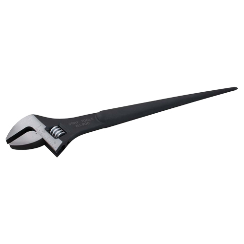 Cl&eacute; charpentier ajustable, 15" lo, la max. 1-3/4", Oxyde noir Meunier Outillage Industriel