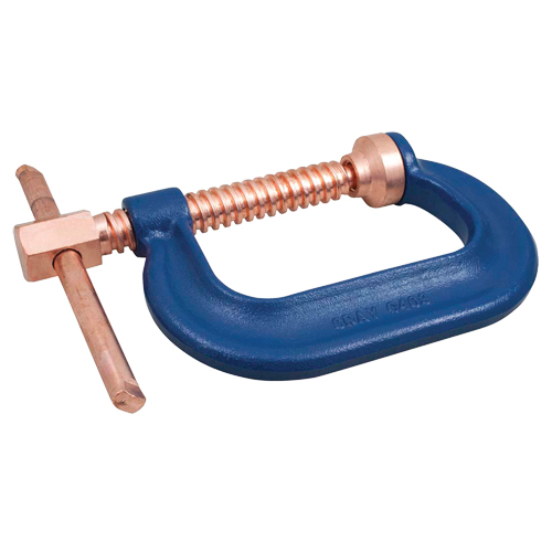 C-Clamp, 3" (76 mm) Capacity, 2-1/2" (64 mm) Throat Depth Meunier Outillage Industriel
