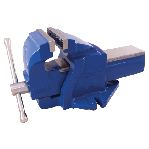 &eacute;tau d'&eacute;tabli en fonte ductile pour m&eacute;canicien, Largeur des m&acirc;choires 4", Profondeur de la gorge 2" Meunier Outillage Industriel