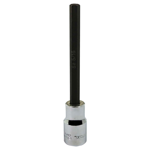 Douille, Hexagonale, 5/16" x 5" lo, Prise Prise carr&eacute;e 1/2" Meunier Outillage Industriel
