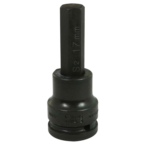 Douille &agrave; embout, Hexagonale, 17 mm x 108 mm lo, Prise 3/4" Meunier Outillage Industriel