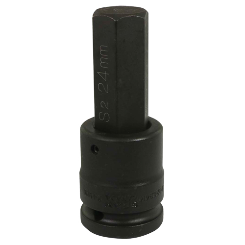 Douille pour foret &agrave; chocs, Hexagonale, 24 mm x Prise 3/4" Meunier Outillage Industriel