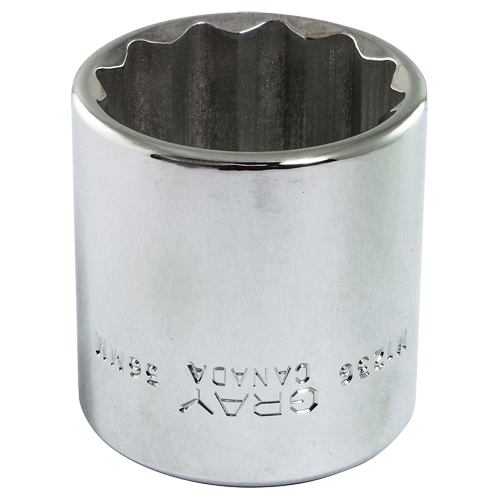 Douille, 13 mm, Prise 1/2", 12 pans Meunier Outillage Industriel