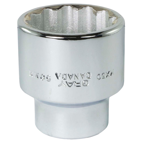 Douille, 50 mm, Prise 1", 12 pans Meunier Outillage Industriel