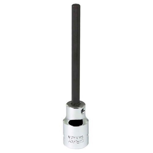 Douille &agrave; embout, 5 mm x 3-7/8" lo, Prise 3/8" Meunier Outillage Industriel