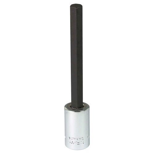 Extra Long Bit  Socket, 8 mm x 4" L, 3/8" Drive Meunier Outillage Industriel