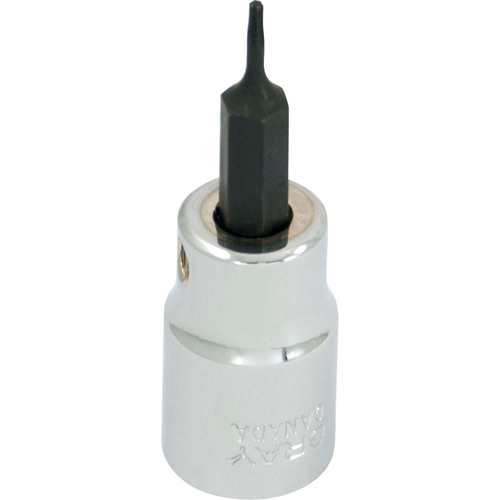 Bit Socket, Torx&reg;, T6 x 2-1/8" L, 3/8" Drive Meunier Outillage Industriel